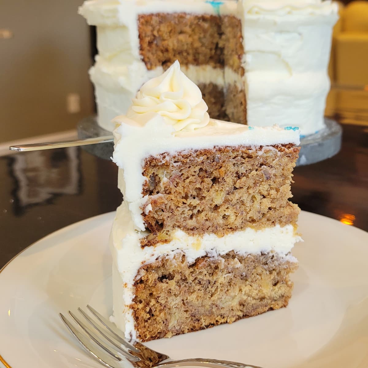 हमिंगबर्ड केक preparation step 3