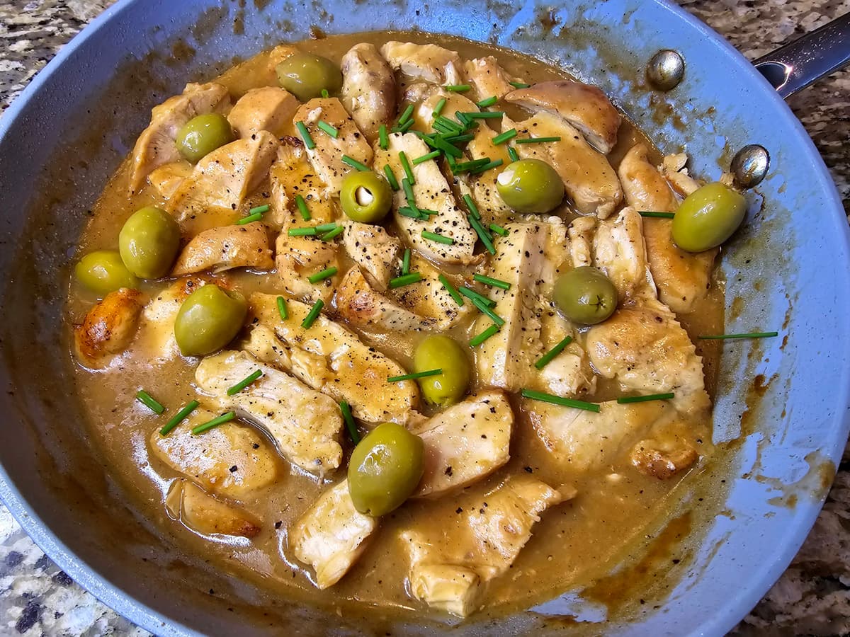 Куриное пикката с лимоном