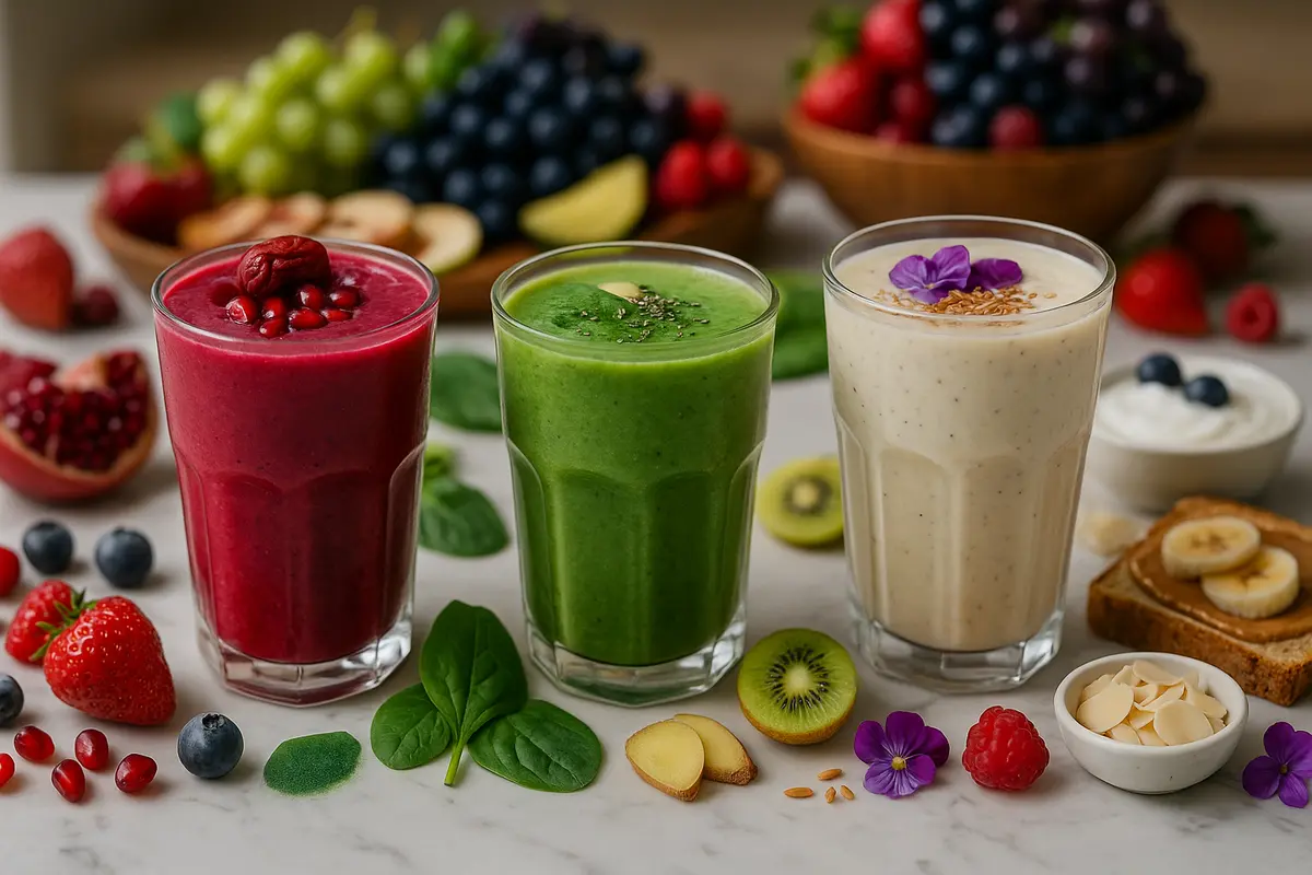 Billionaire Smoothies: Makulay, Creamy, at Puno ng Superfoods — Scandi Red, Jade Elixir, at Cloud Fuel