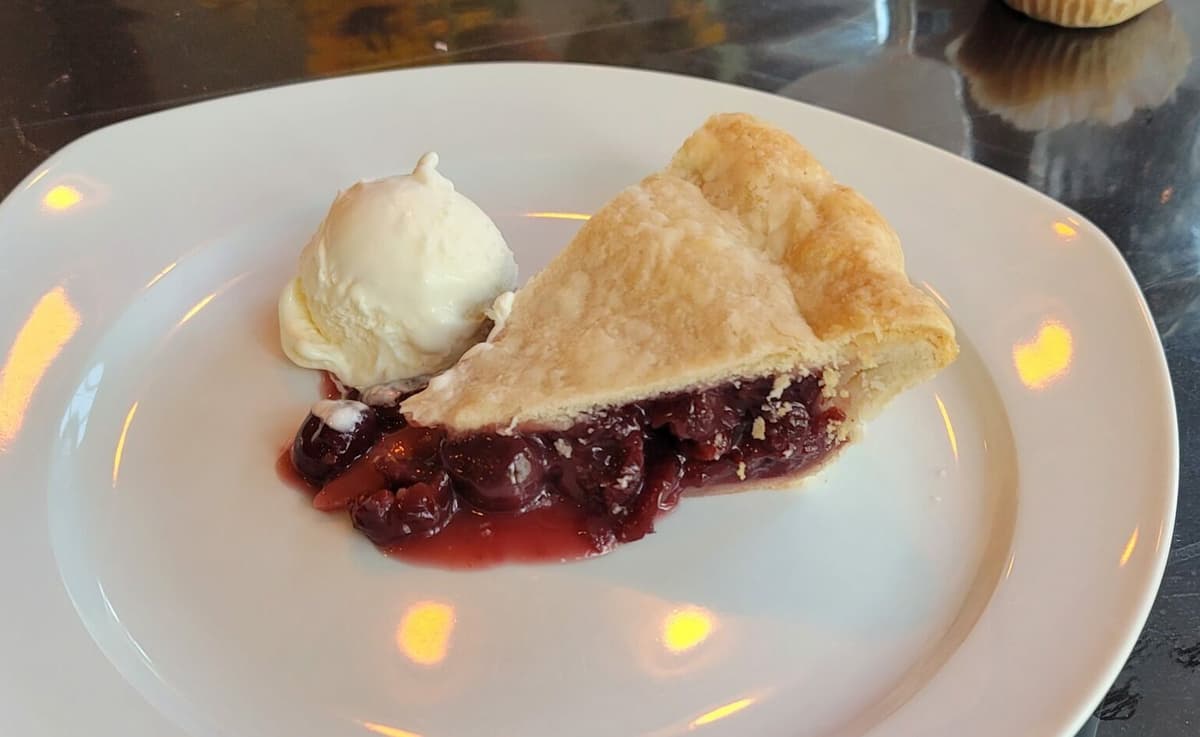 चेरी पाई preparation step 1