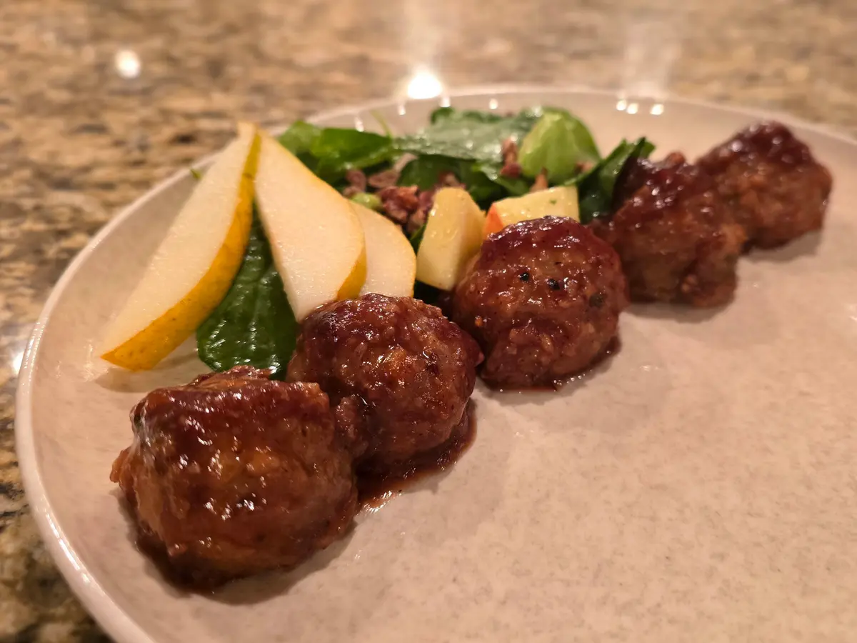 Perfect Cranberry Turkey Meatballs with a Sweet-Savory Cranberry Glaze