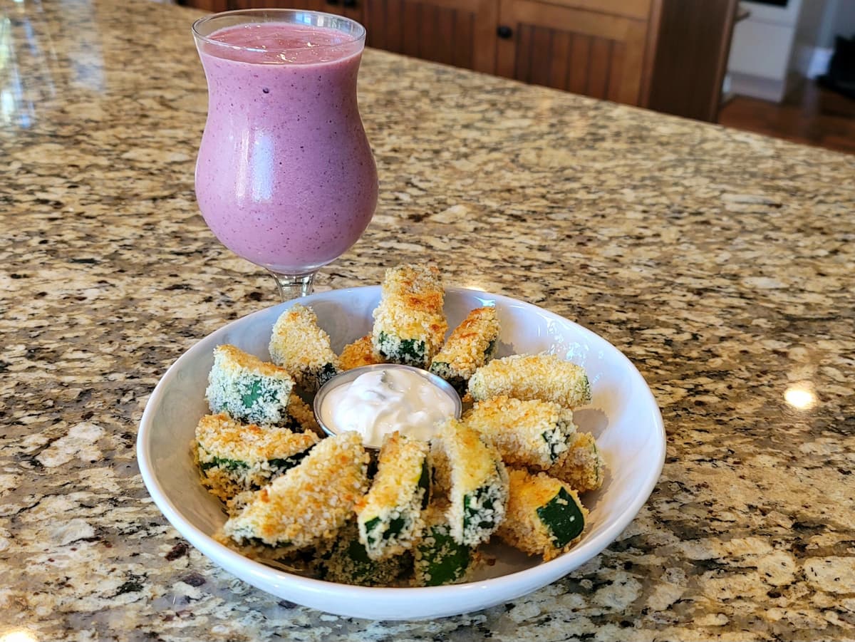 क्रिस्पी तोरी (ज़ुकीनी) preparation step 2