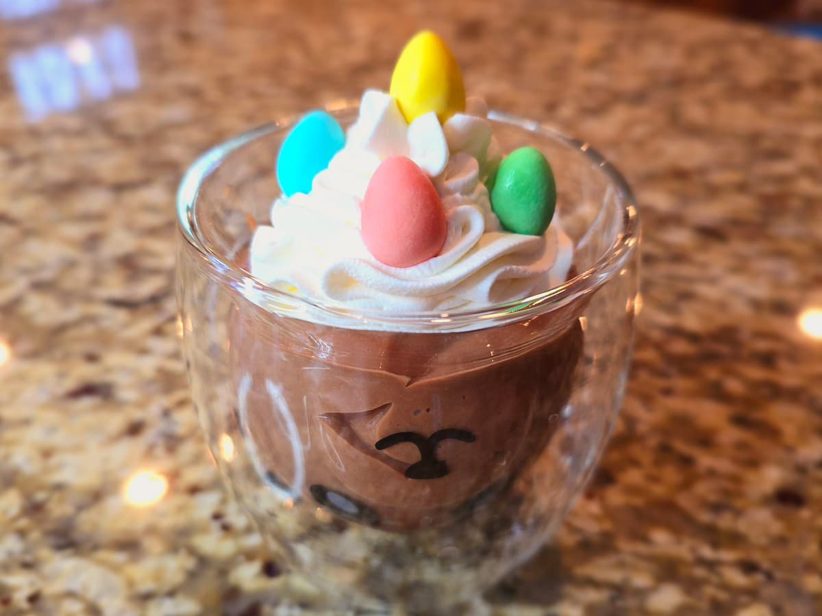 简易巧克力布丁