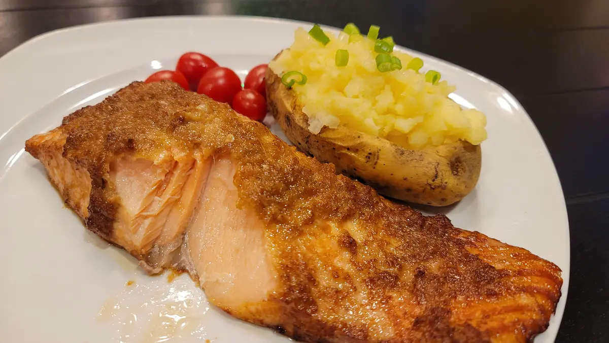 Ginger Soy Salmon preparation step 1