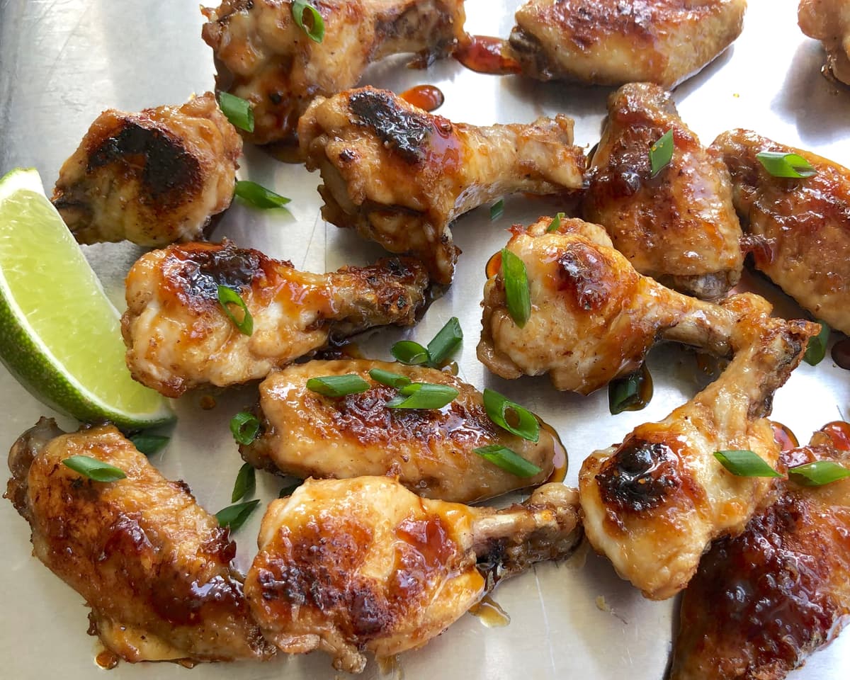 Honey Garlic Chicken Wings preparation step 1