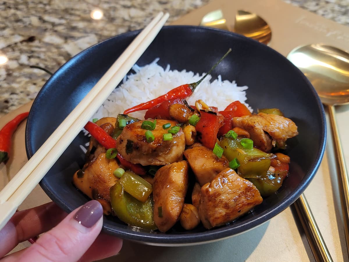 دجاج كونغ باو preparation step 2