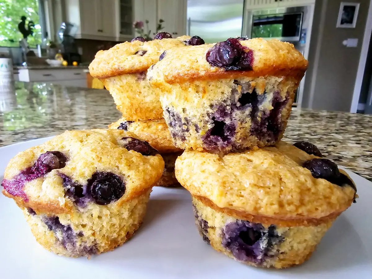 My New Blueberry Muffins