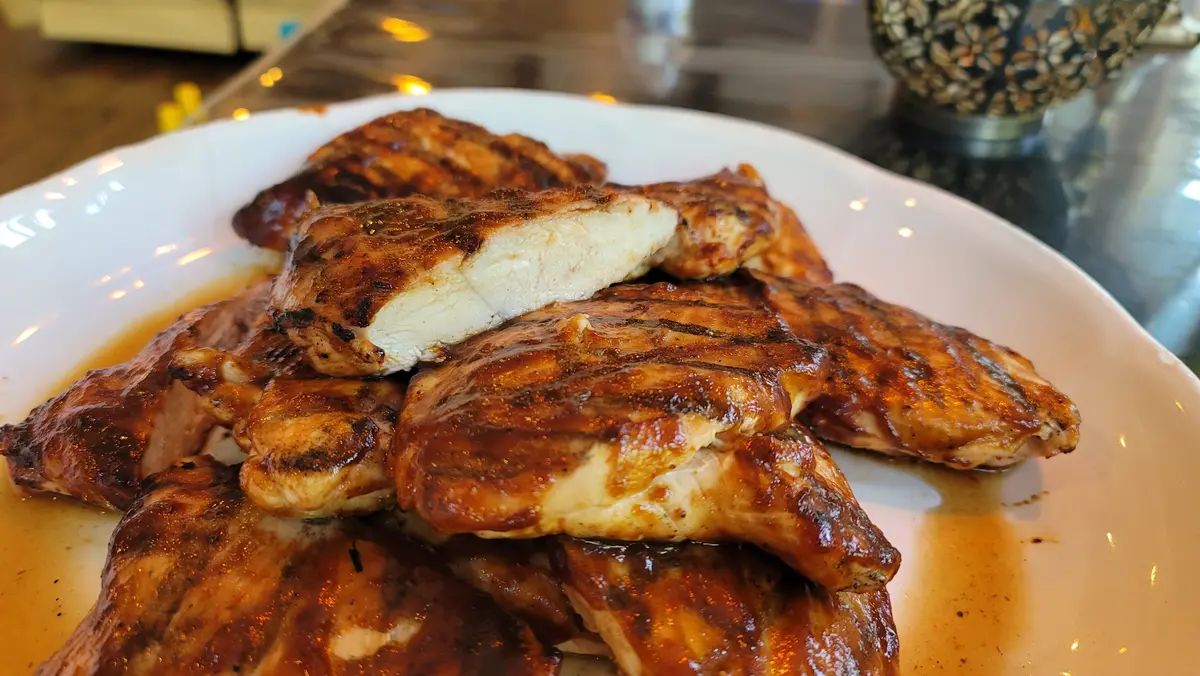 Perfectly Cooked, Juicy Grilled Barbeque Chicken Breast 🍗🔥