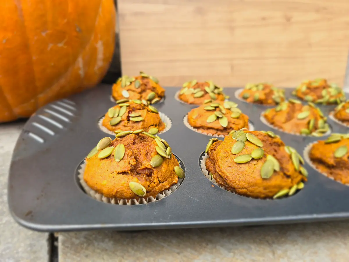 간단한 호박 머핀 preparation step 1