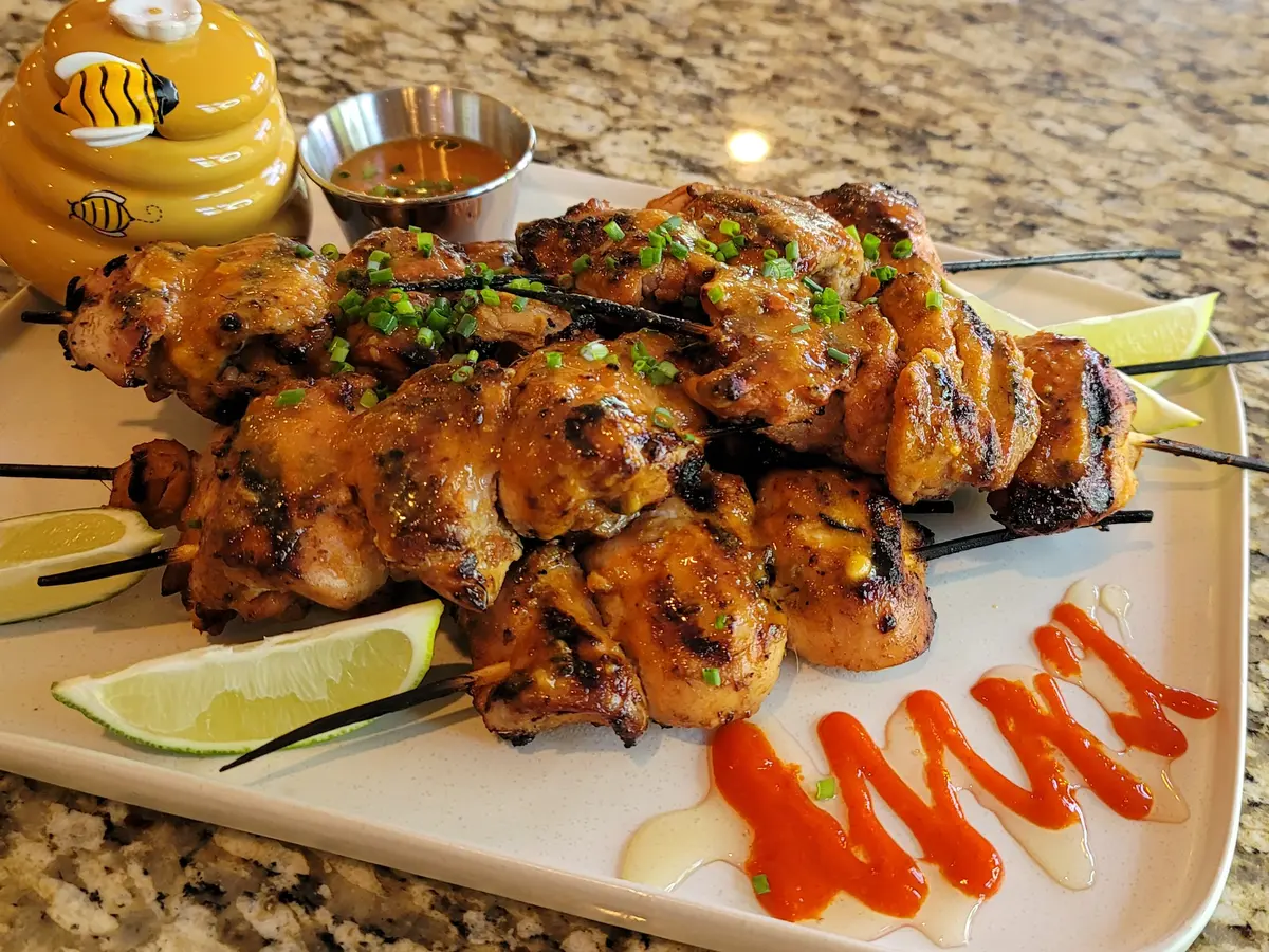 Курица с шрирачей, мёдом и лаймом preparation step 1