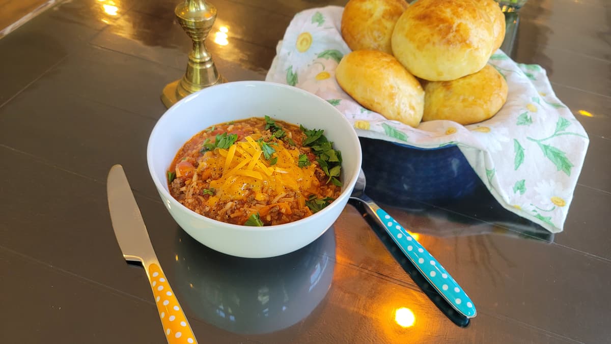 भरवाँ शिमला मिर्च का सूप preparation step 1