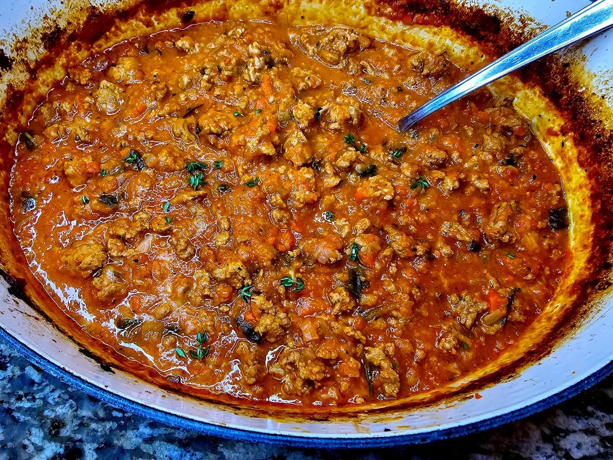 Turkey Bolognese