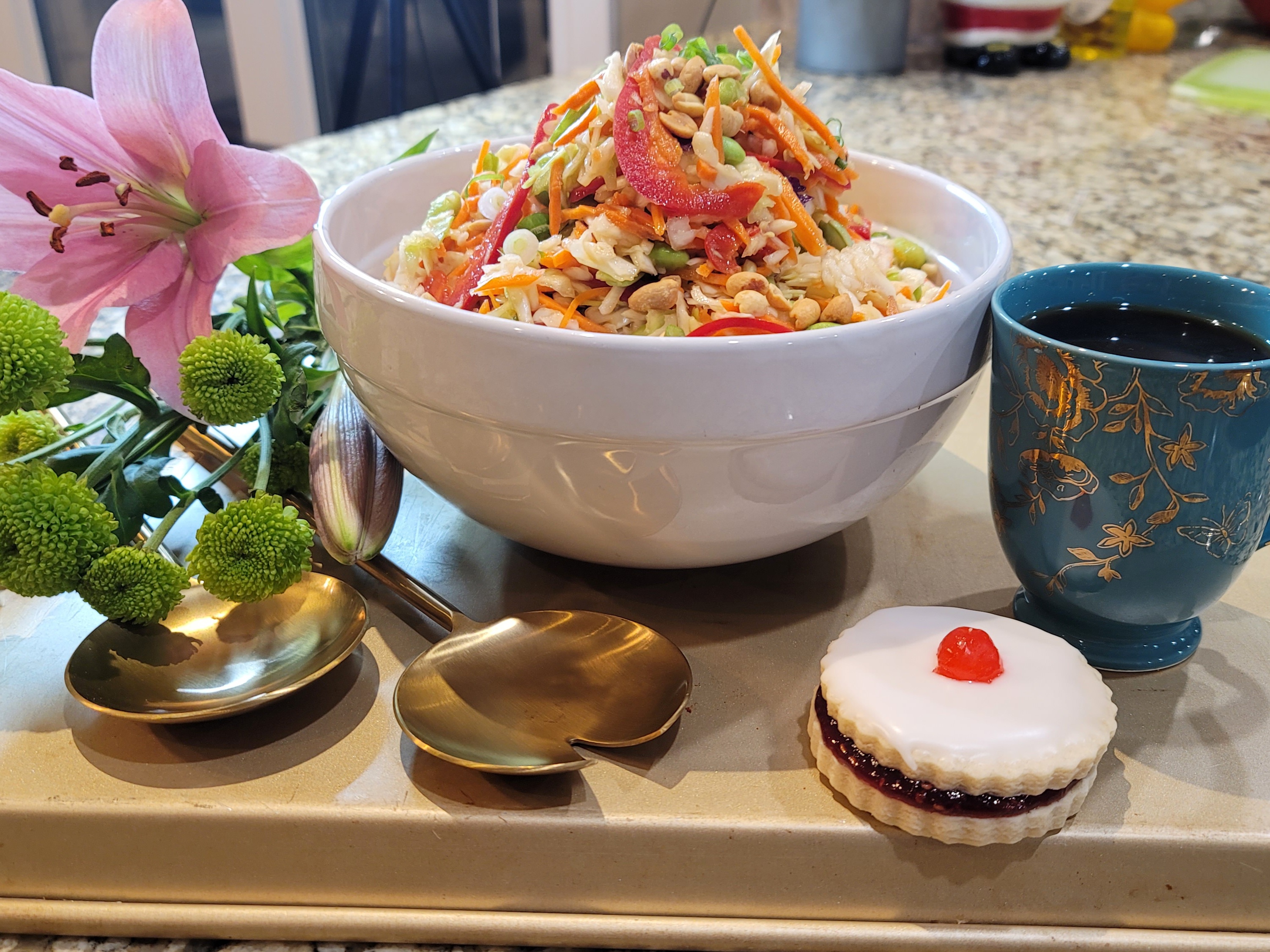 Asiatischer Krautsalat preparation step 1