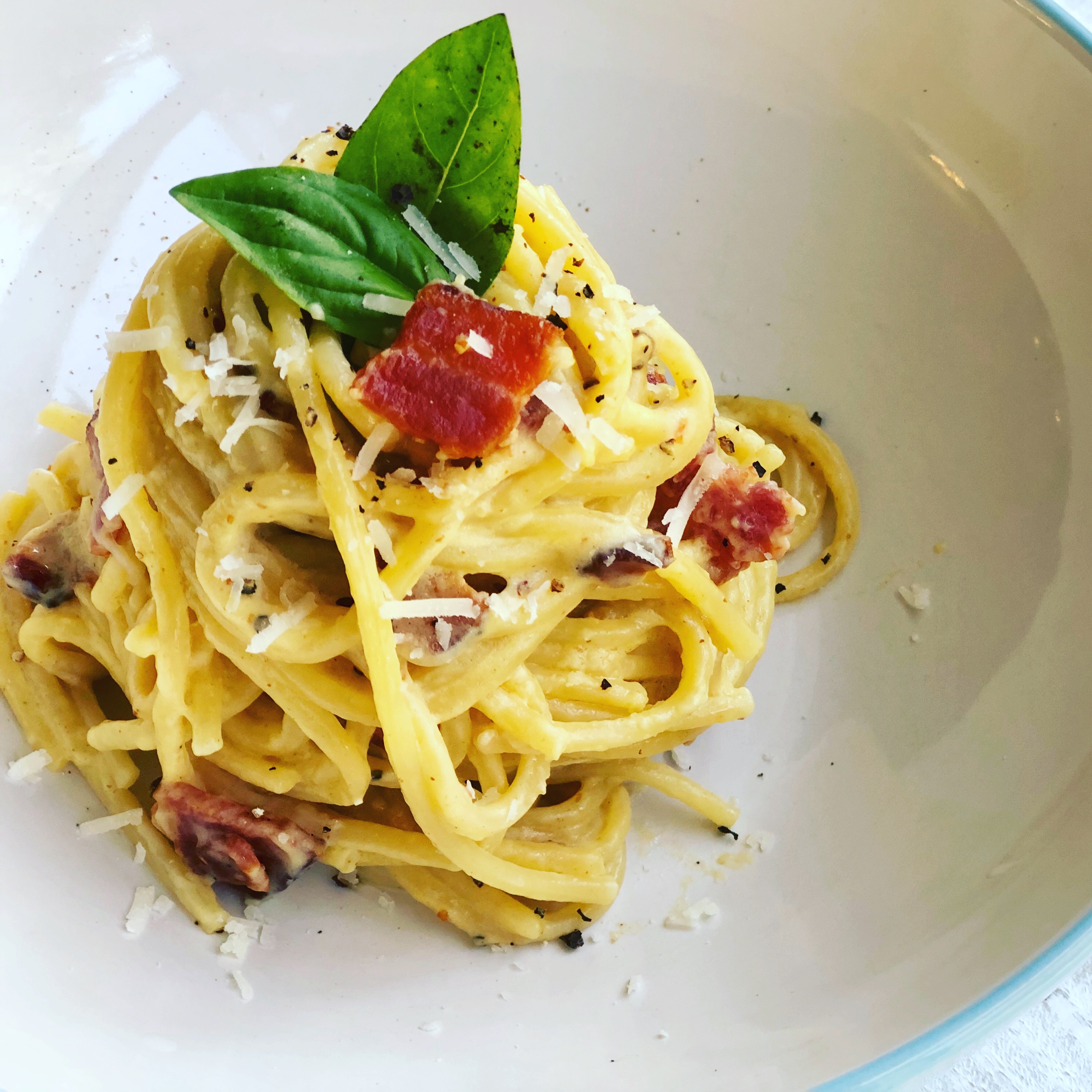 كاربونارا preparation step 2