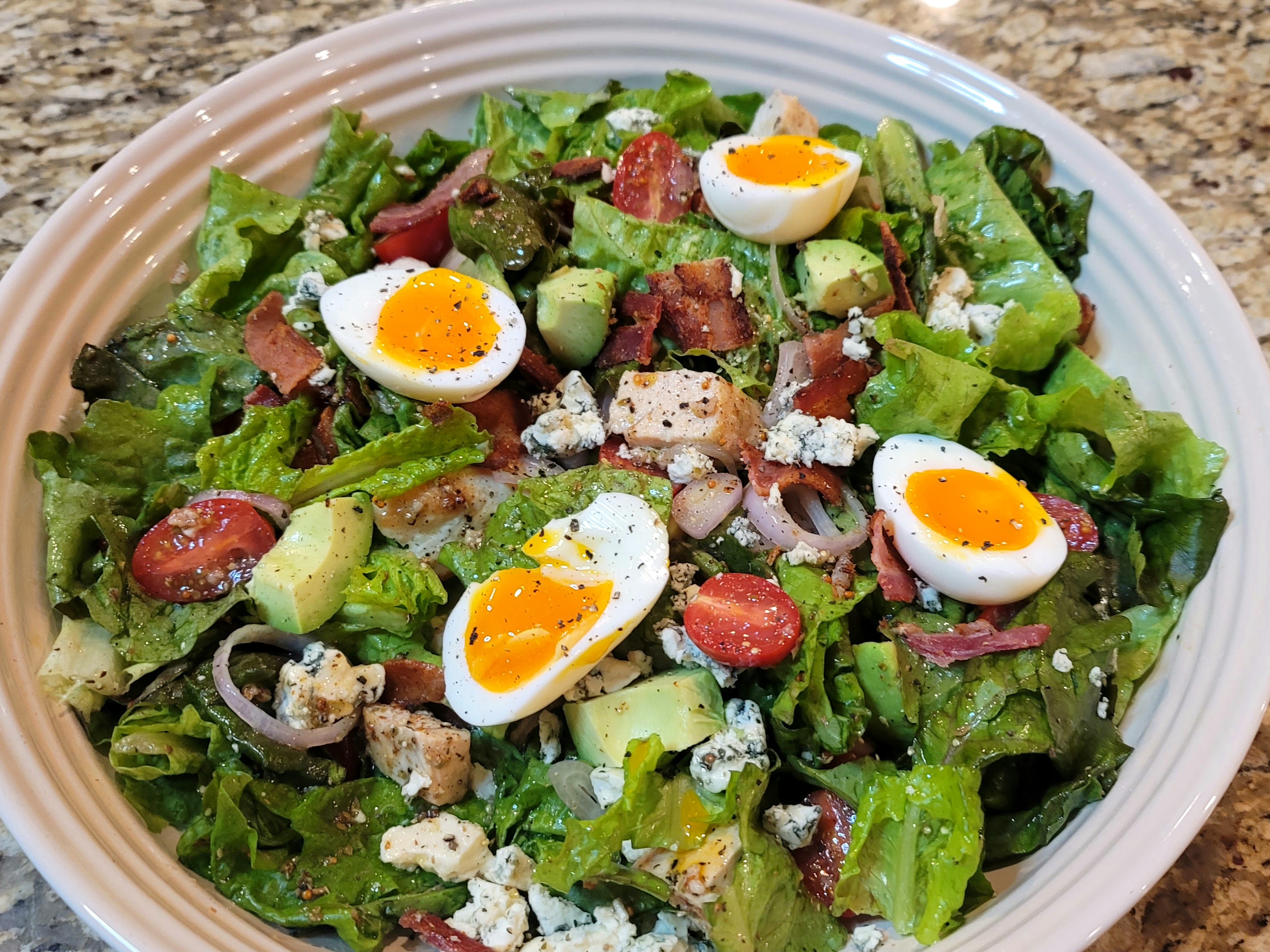 Cobb Salad preparation step 1