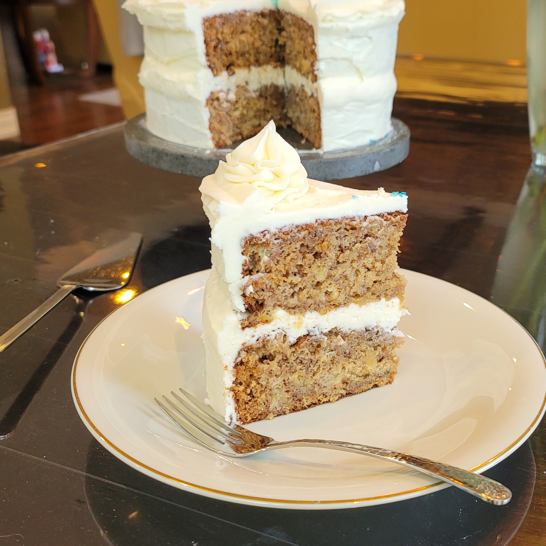 Hummingbird Cake preparation step 1