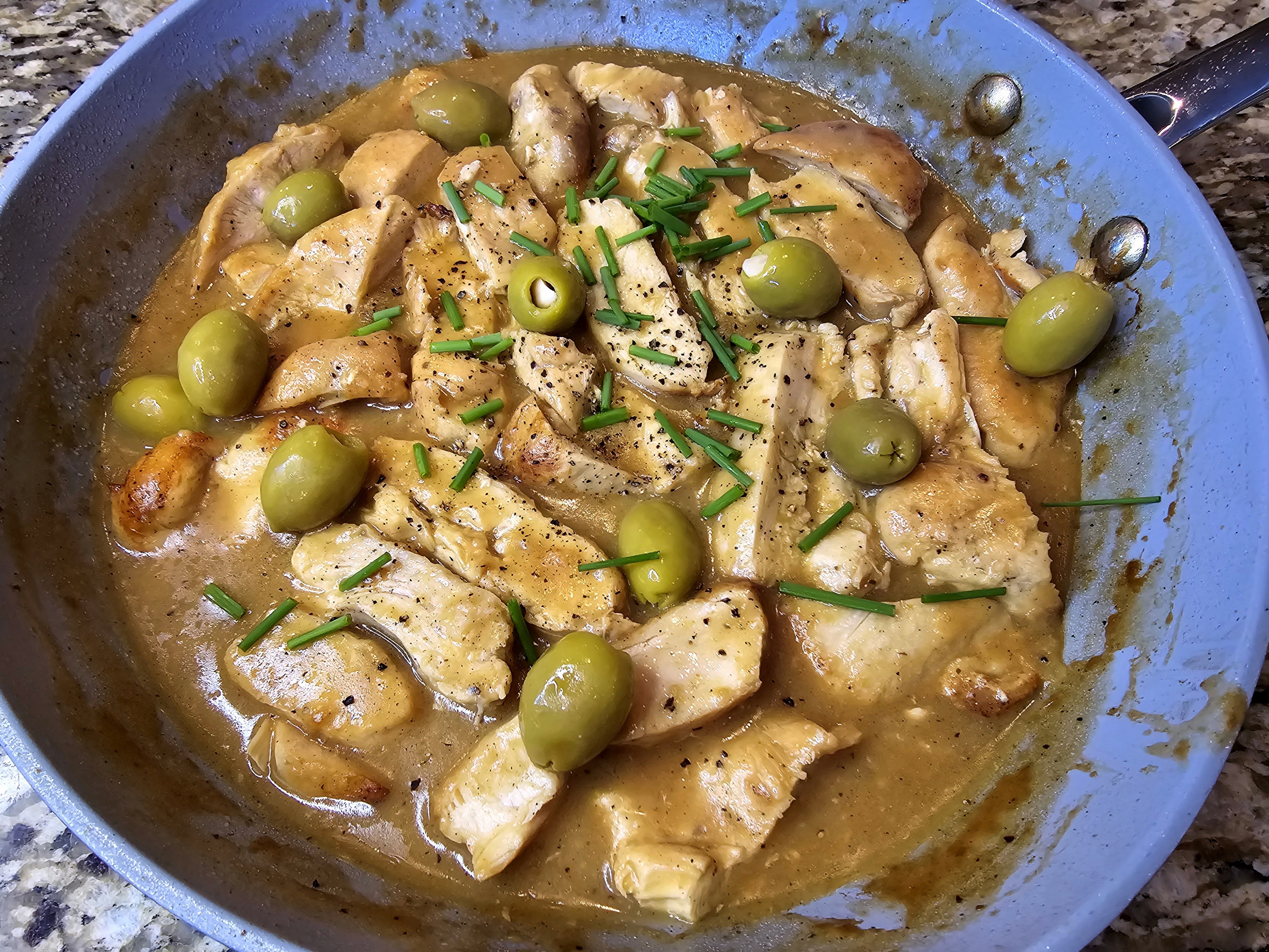 Frango ao Limão Piccata