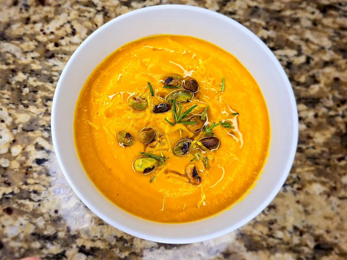 Spiced Carrot Ginger Soup