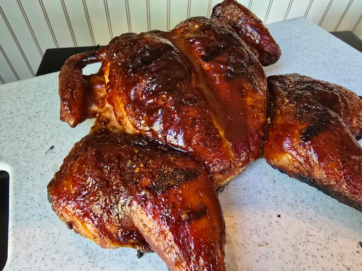 Whole Barbeque Chicken – Juicy, Evenly Grilled & Full of Flavor