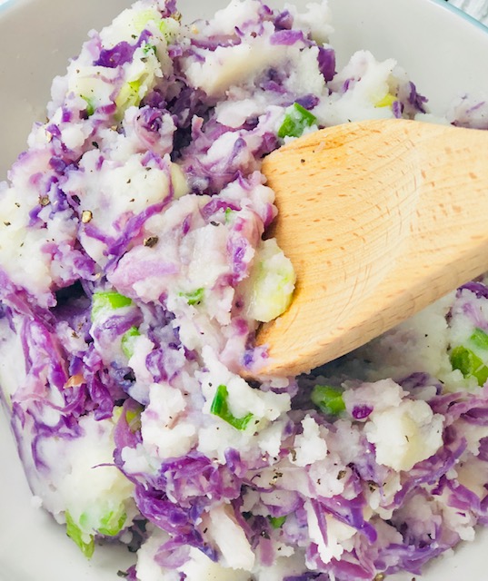 Red Cabbage Colcannon
