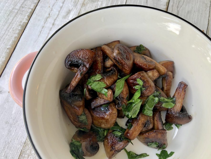 Technique for perfect pan seared mushrooms