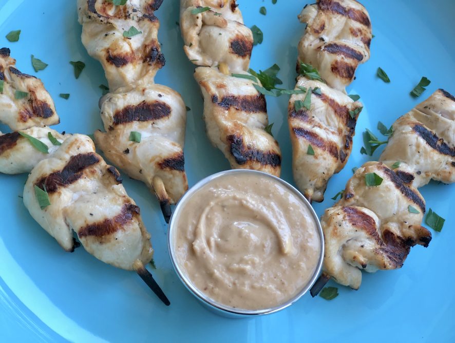 Grilled Chicken Tenders - take minutes to prep and are mighty delicious!