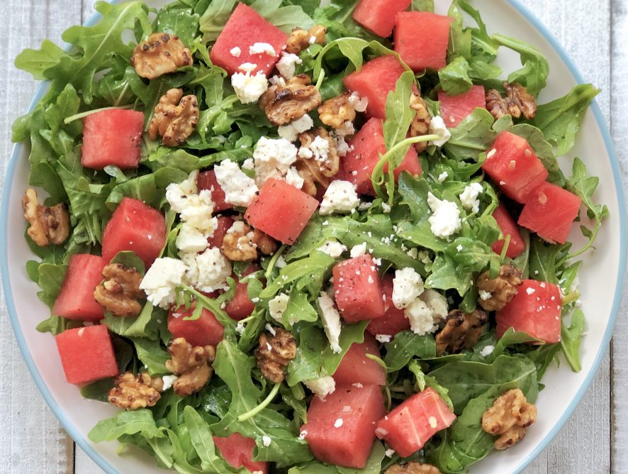 Arugula Watermelon Salad - do summer salads get anymore perfect than this?!