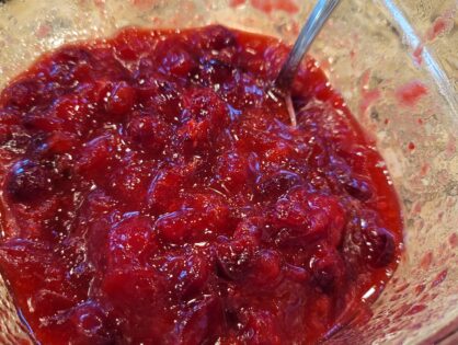 Cranberry sauce