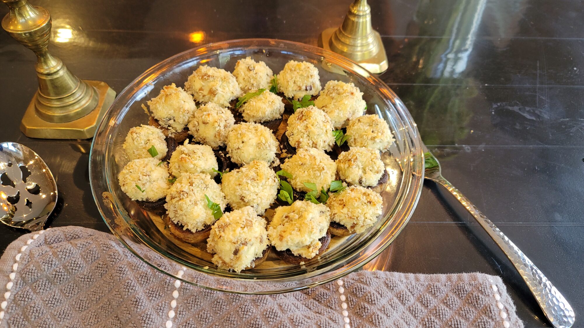 Mouthwatering Stuffed Mushrooms Food