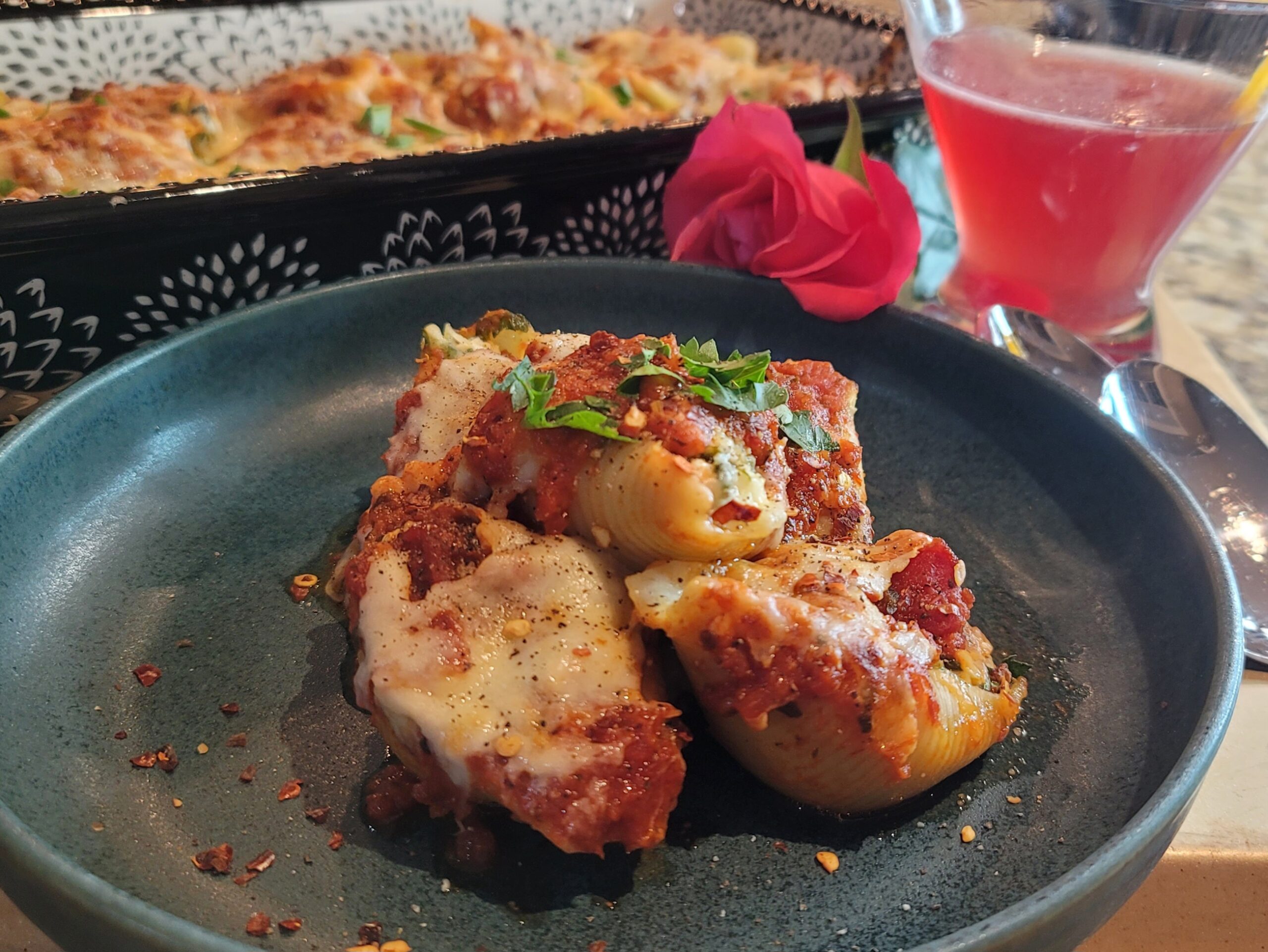 Beef and Cheese Stuffed Shells