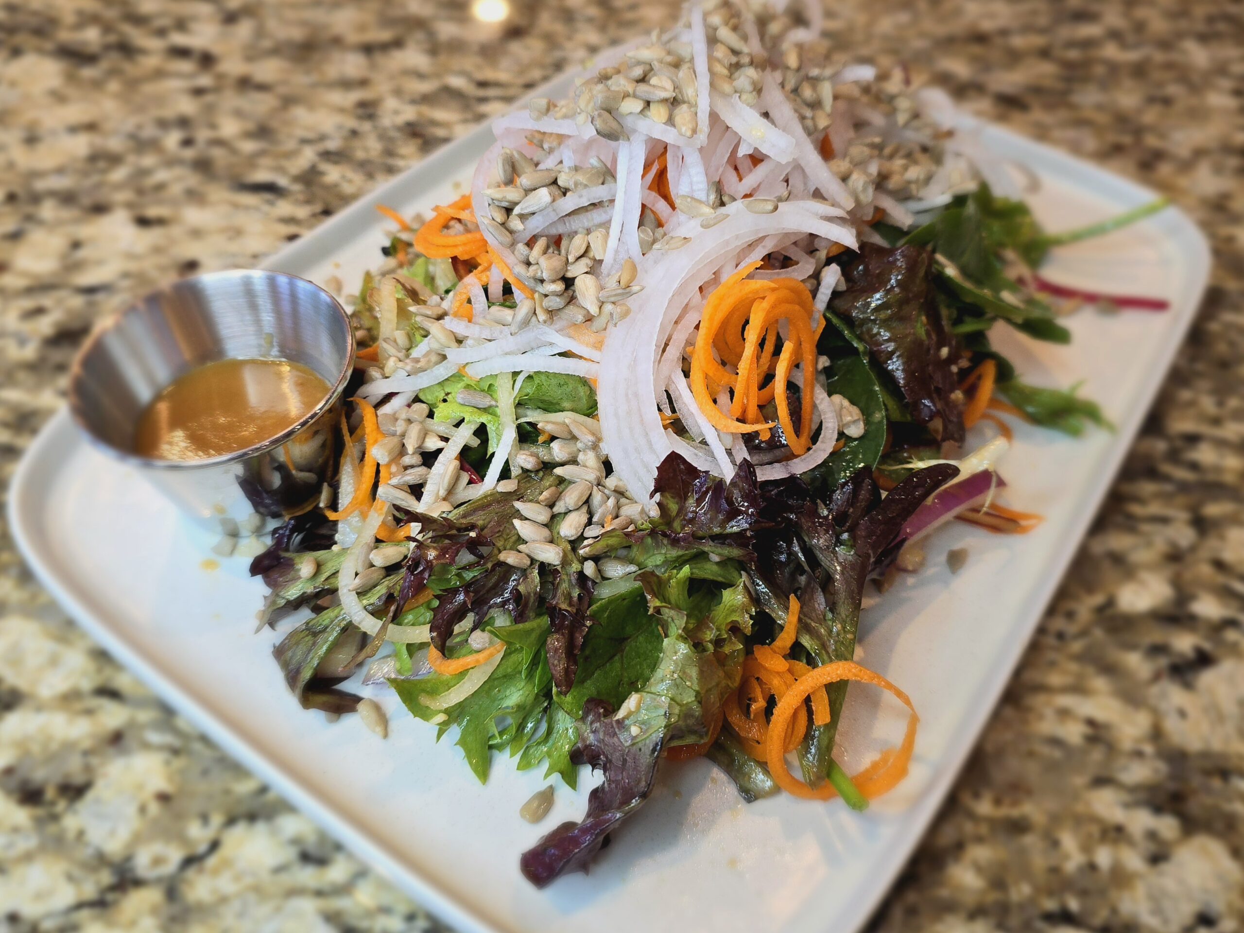 House Salad with Miso Salad Dressing