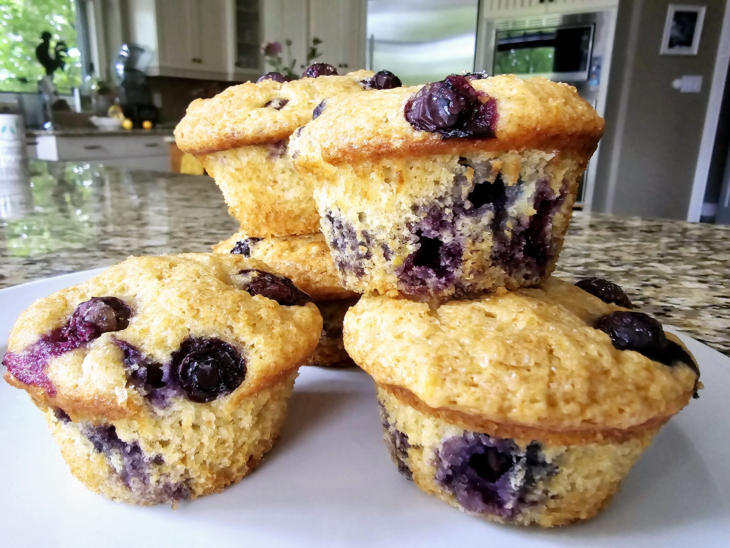 My New Blueberry Muffins
