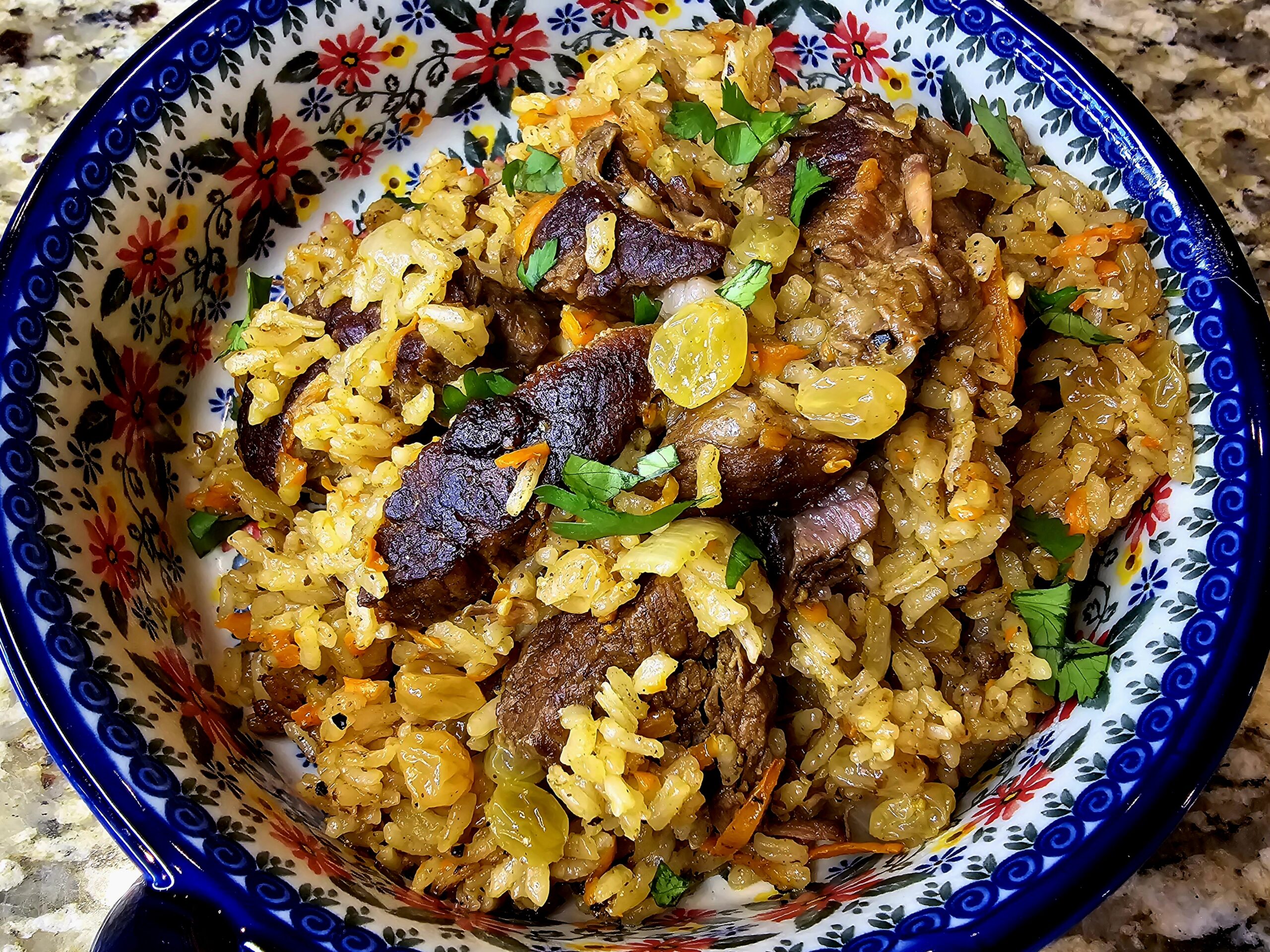 Beef Plov (Beef Rice Pilaf)