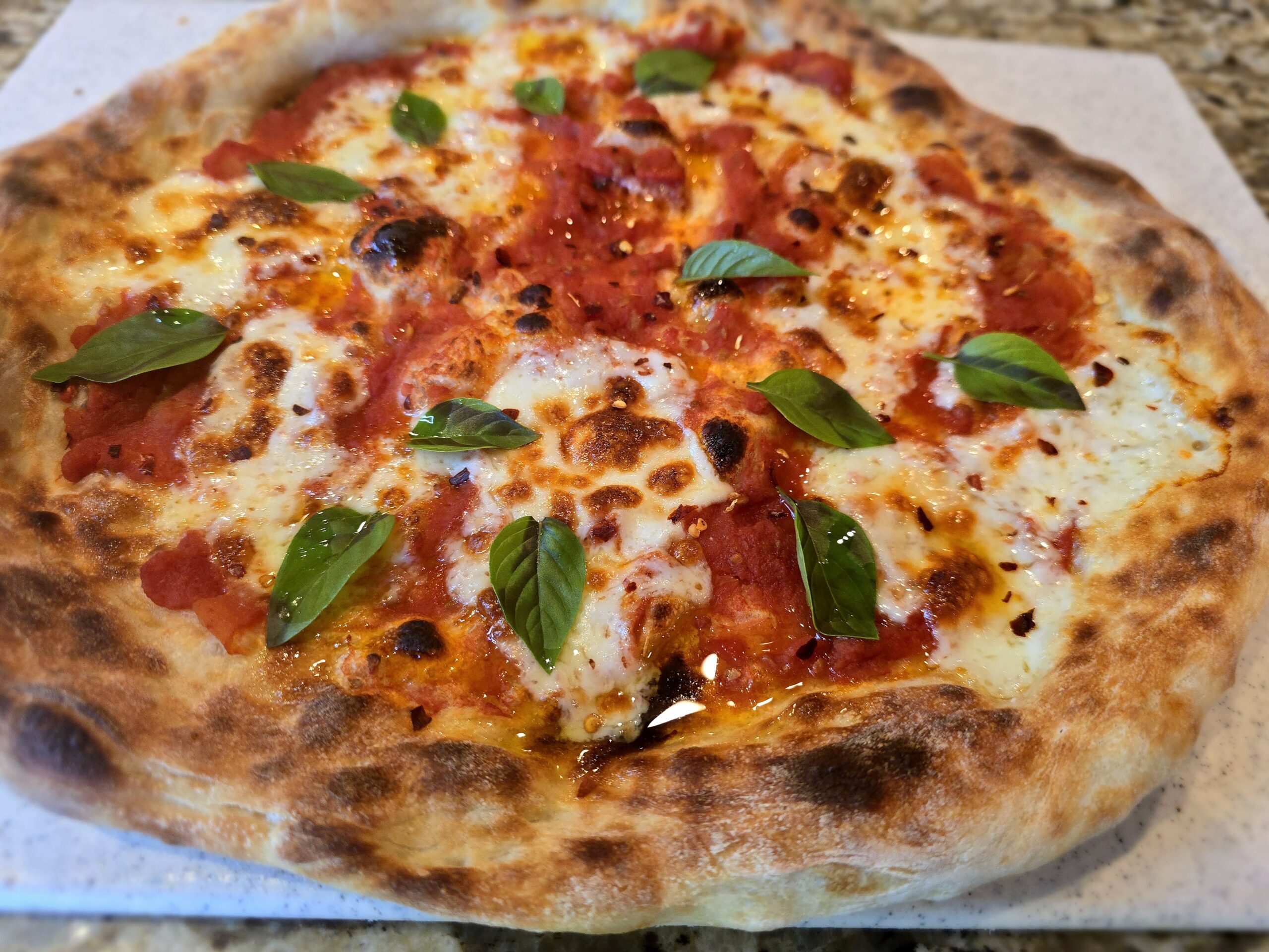 Pizza Margherita aka Typical Neapolitan Pizza / Pizza Napolitana