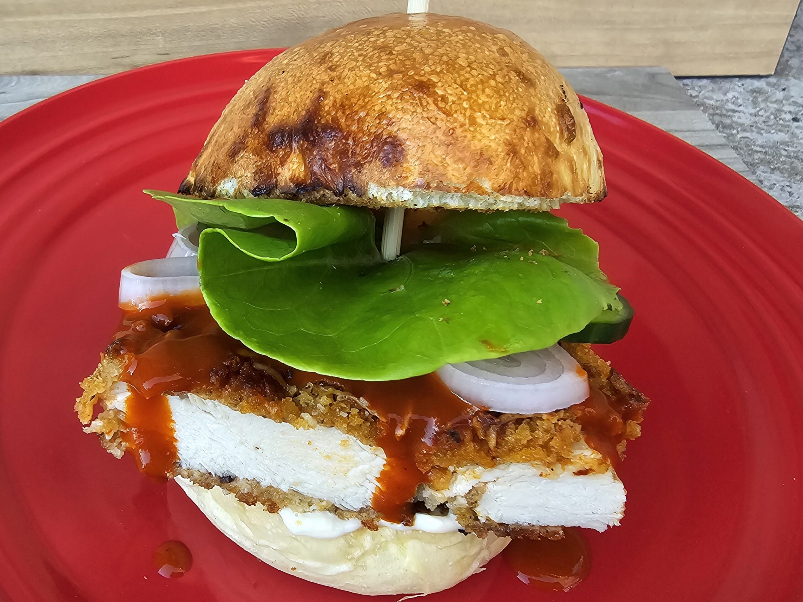 Crispy Buffalo Chicken Sandwich – with Parmesan: Crunchy, Spicy, Juicy and Irresistible!