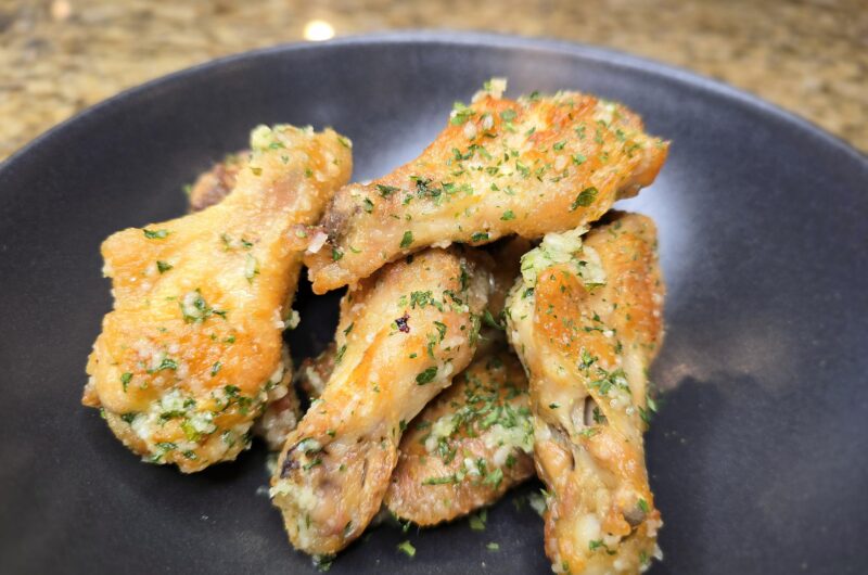 Parmesan Garlic Chicken Wings